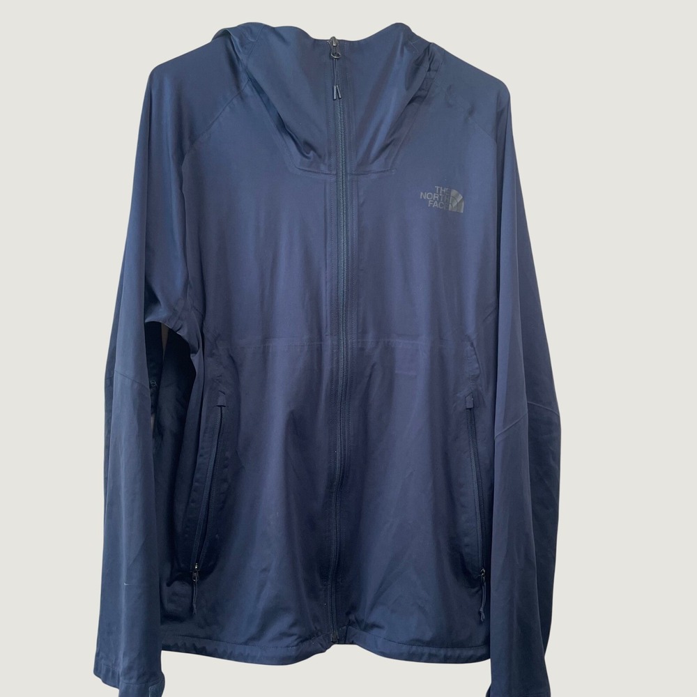 The North Face Allproof Stretch DryVent Rain Jacket Men's Large Blue Navy